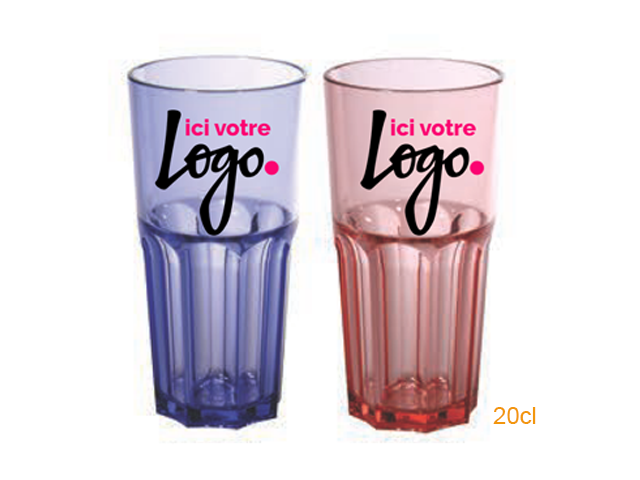 Verres Rétro Couleur Transparent