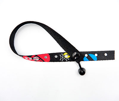 Bracelet tissu polyester recycle pet sublimation clip
