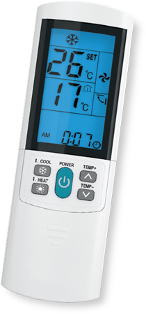 telecommande pour brider la temperature d'un mobil-home